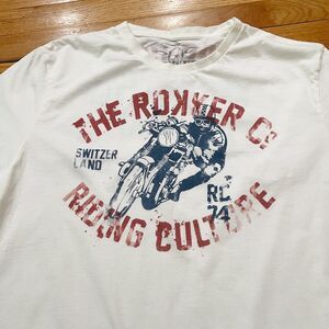 Rokker Company Riding Culture Men’s Biker T Shirt Size XL Fitted Cotton RARE EUC